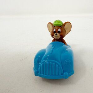 Vintage 1993 Tom & Jerry Mouse in Blue Car Summer Cruisers Dairy Queen Toy